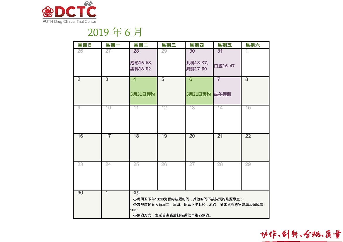 5月28日-5月31日结题审查安排