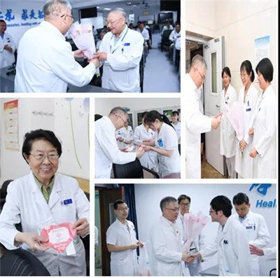 北京医师协会领导为我院医师带来节日问候