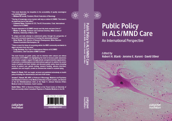 樊东升教授团队参编的国际ALS/MND医疗保健公共政策专著出版