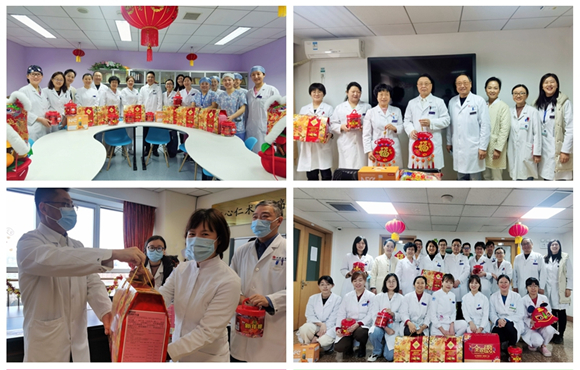 院领导春节前夕慰问一线职工并进行行政查房