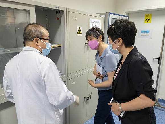 国家卫生健康委安全生产督导组来我院检查工作