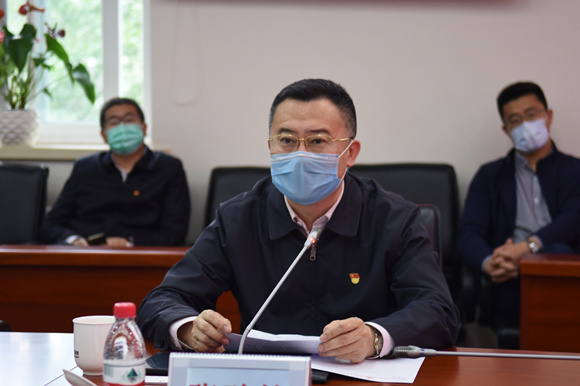 海淀区领导来院慰问援鄂抗疫医疗队队员