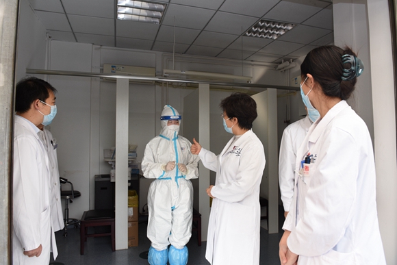 国庆、中秋前夕我院院领导行政查房