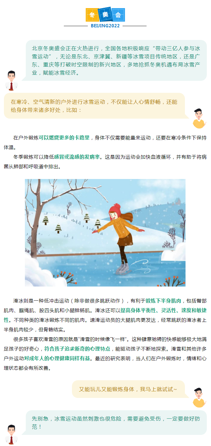 筑梦冰雪 激情冬奥 | 冰雪运动益身心，安全防护莫松心
