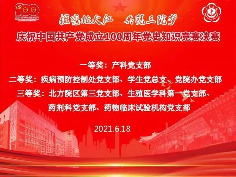 擦亮北大红 共筑三院梦 北京大学第三医院举办庆祝中国共产党成立100周年党史知识竞赛