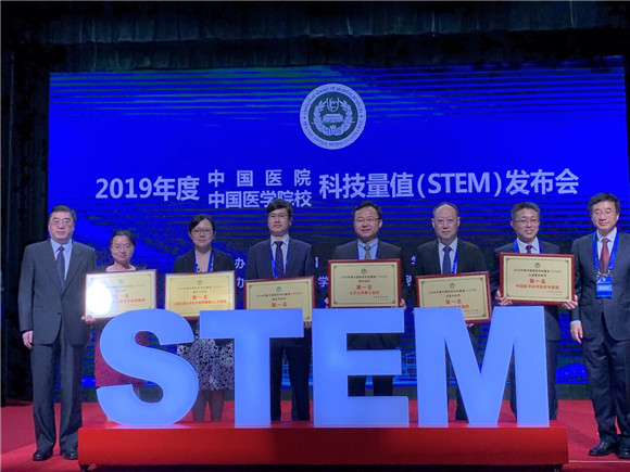 2019年度中国医院科技量值（STEM）发布 北医三院综合排名第六