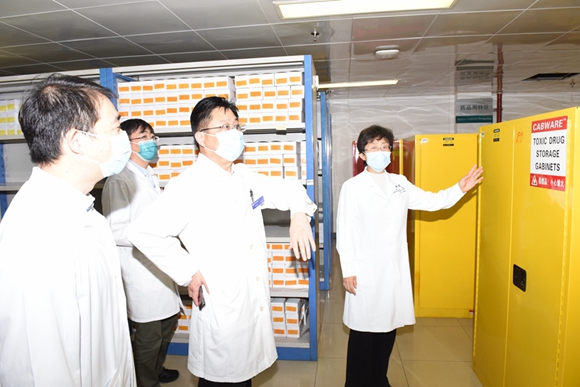 国庆、中秋前夕我院院领导行政查房