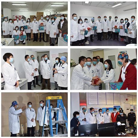 院领导进行节前行政查房、安全检查并慰问一线职工